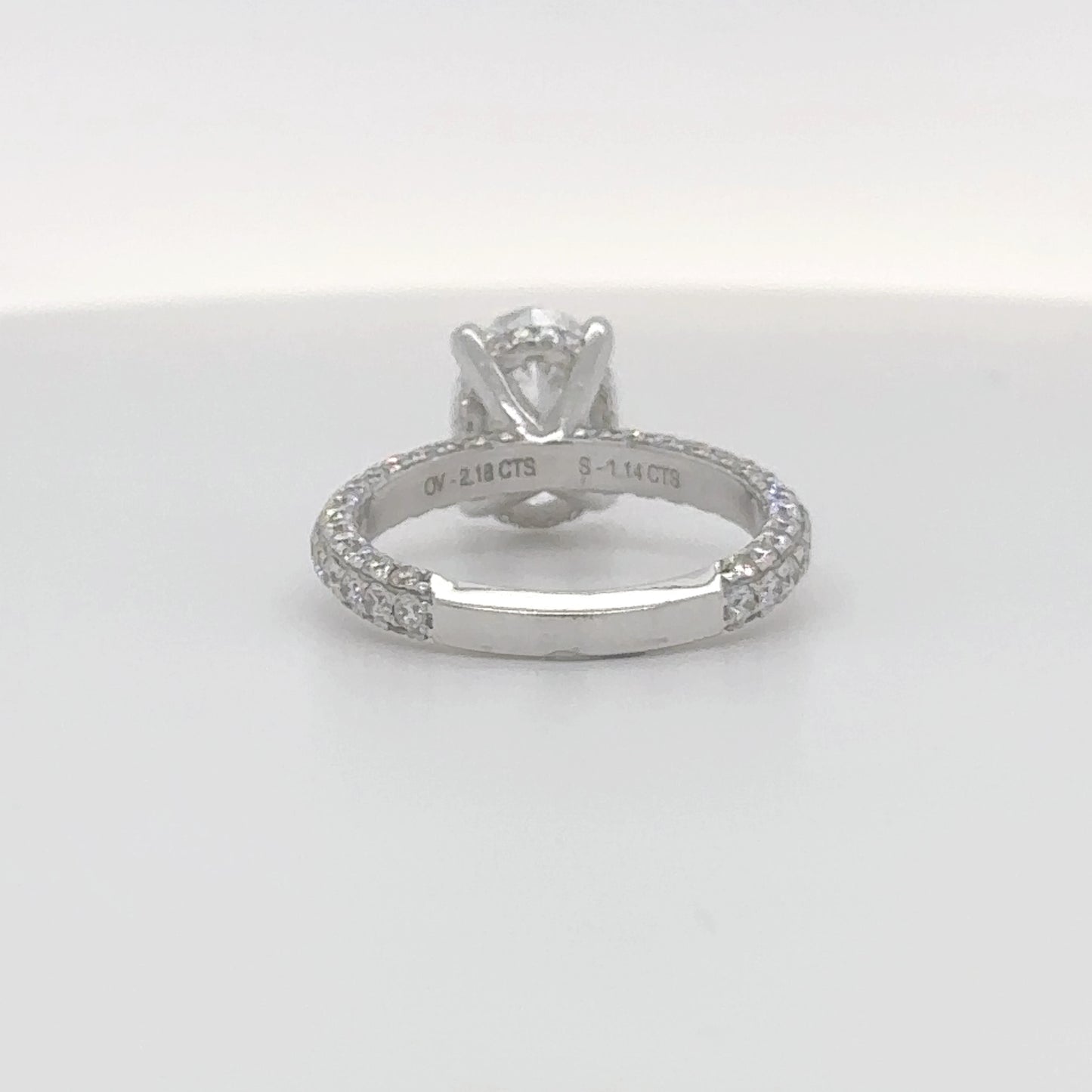2.18 Carat Oval D/VVS2 GIA-Certified Diamond Ring