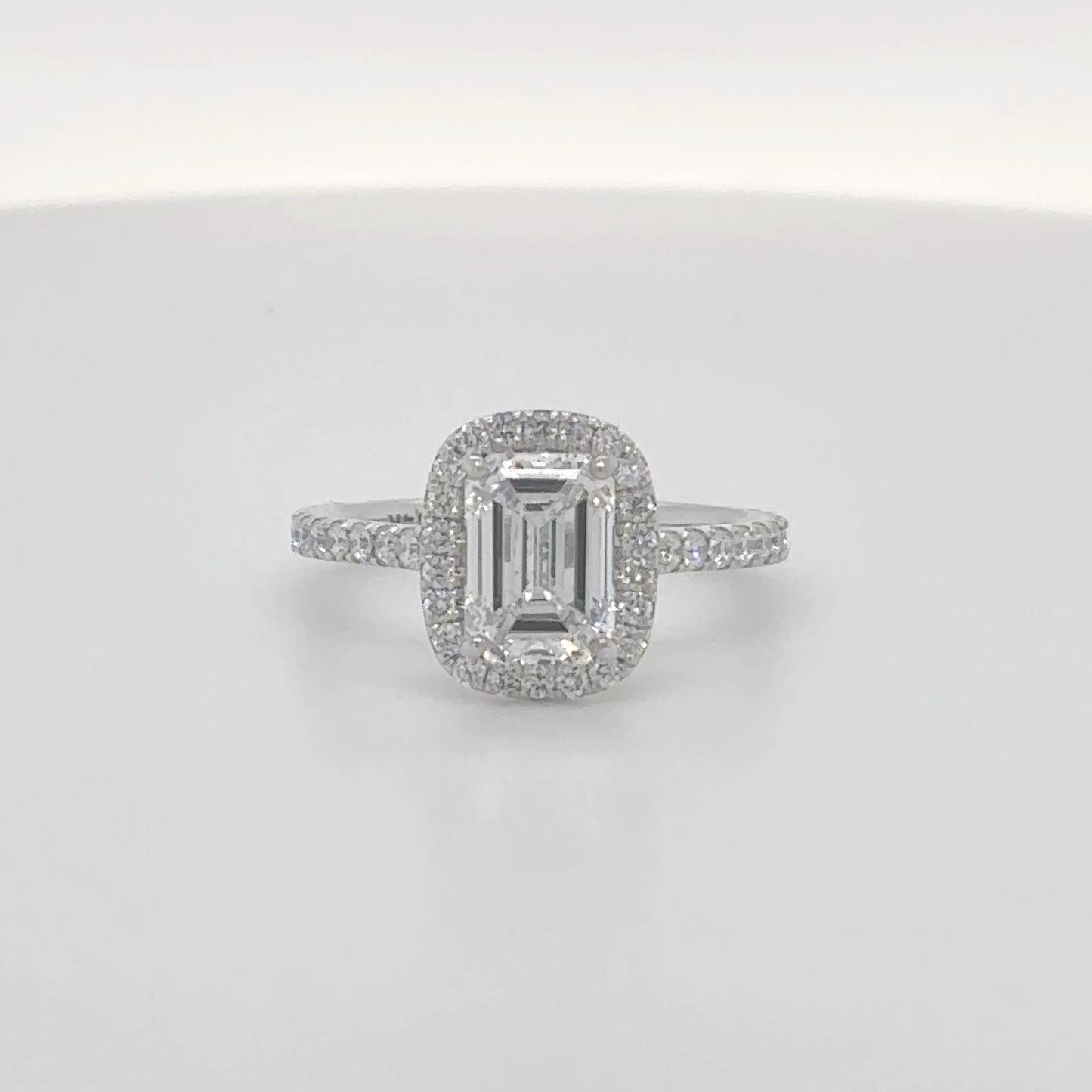 2.00 Carat Emerald Cut D/VVS2 GIA-Certified Diamond Ring
