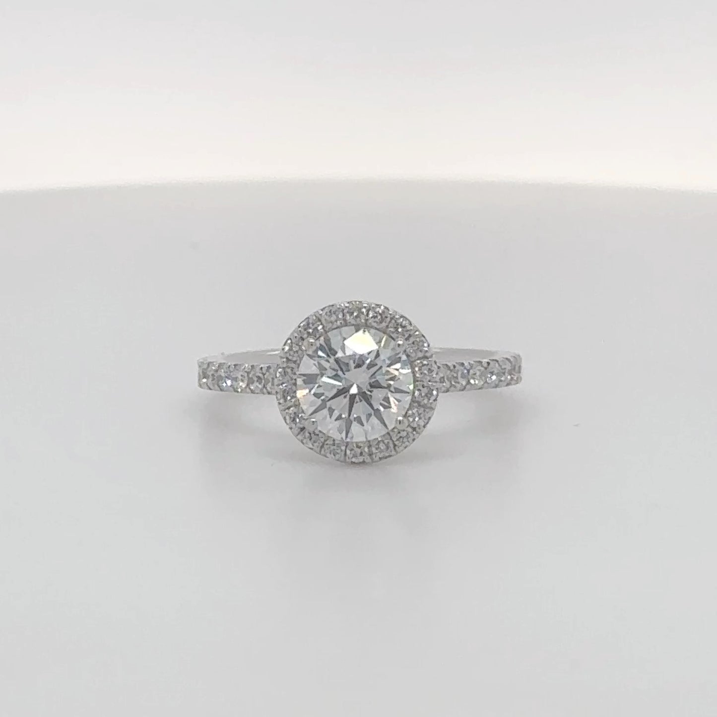 1.19 Carat Round Brilliant D/VS1 GIA-Certified Diamond Ring