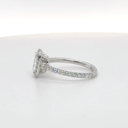 1.02 Carat Radiant D/VVS2 GIA-Certified Diamond Ring